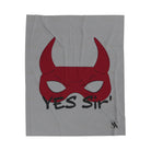 Yes Sir’ Grey | Mix & Match Soft Fun-Flirty Lovers’ Blankets