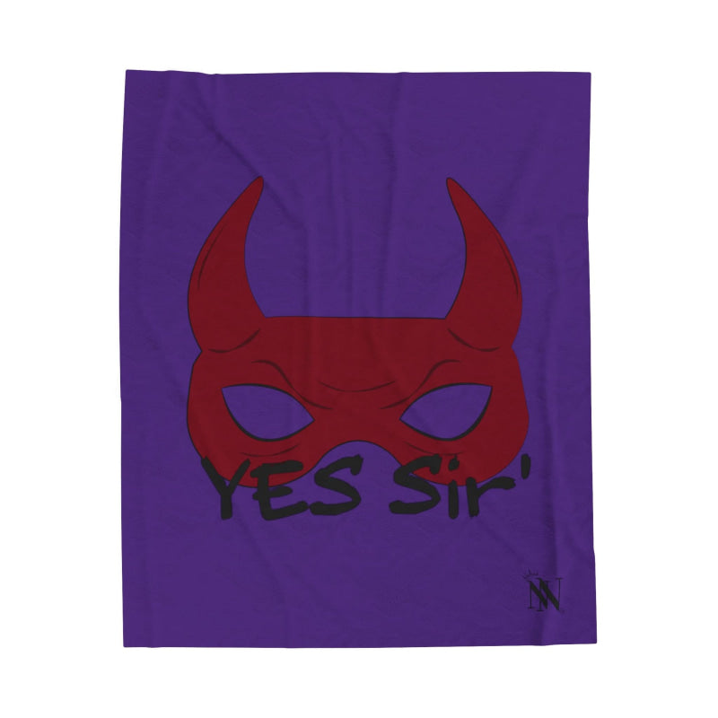 Yes Sir’ Purple | Mix & Match Soft Fun-Flirty Lovers’ Blankets
