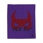 Yes Sir’ Purple | Mix & Match Soft Fun-Flirty Lovers’ Blankets