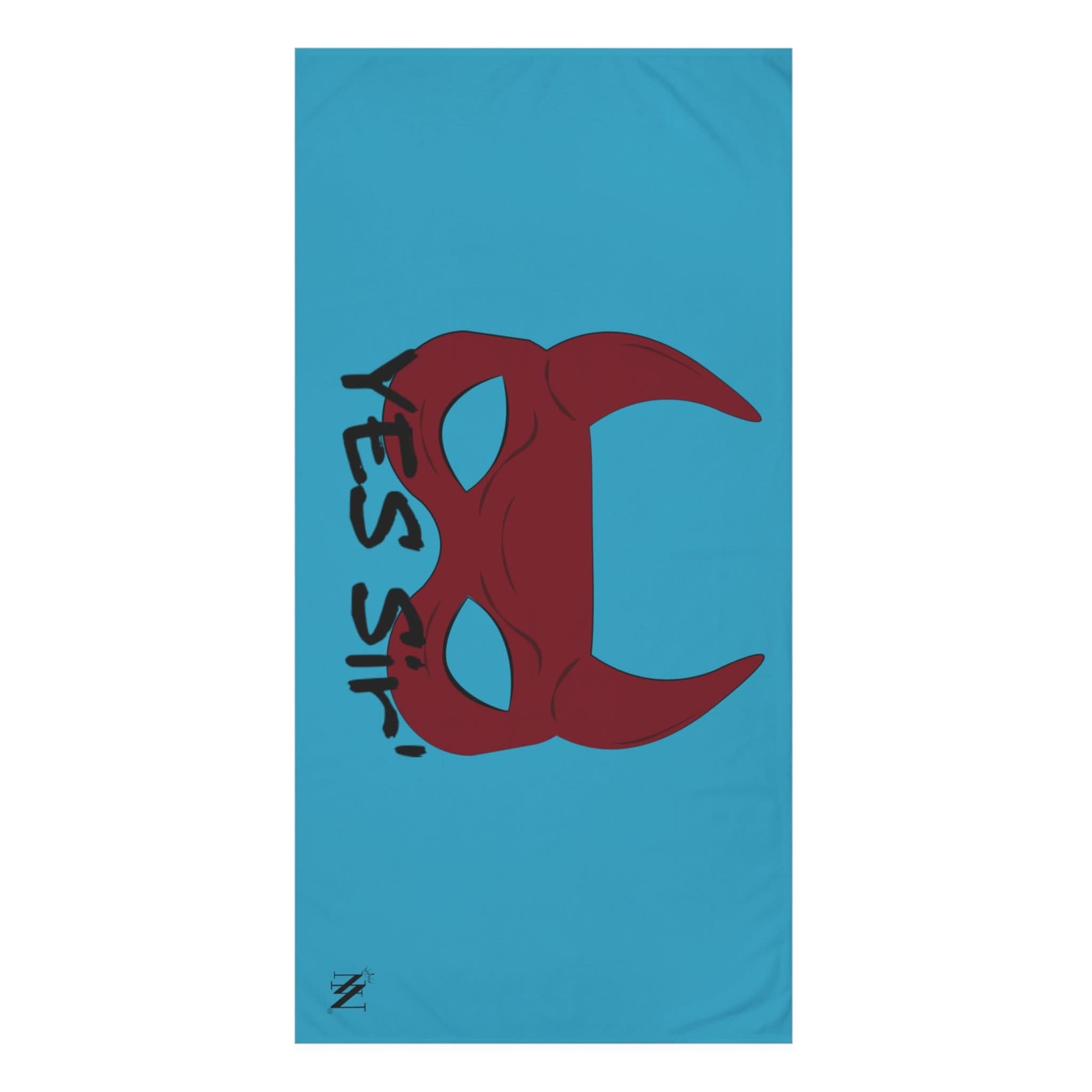 Yes Sir’ Teal | Mix & Match XL Fun-Flirty Lovers’ Towels