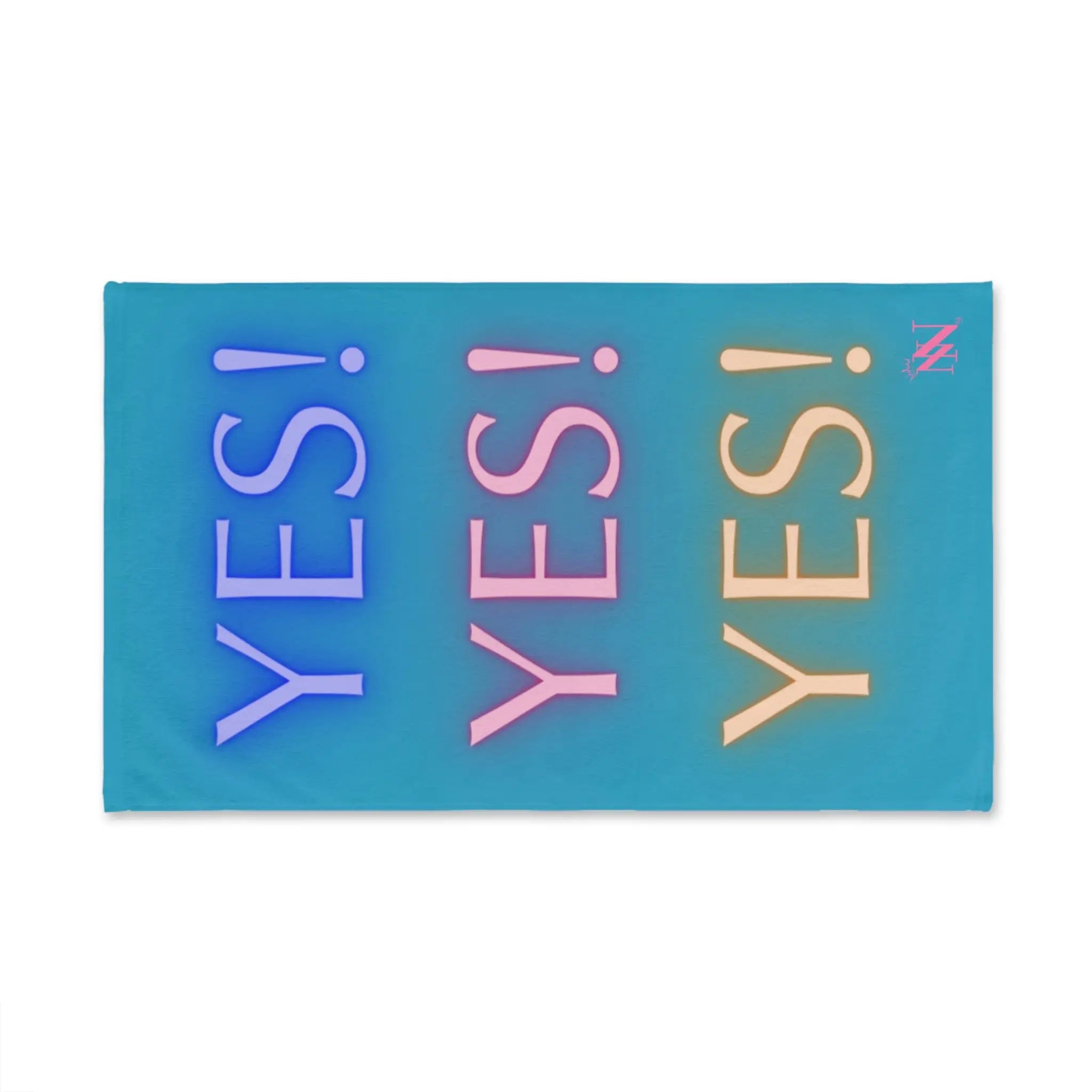 Yes! Yes! Yes! Turquoise | Mix & Match Original Fun-Flirty Lovers’ Towels
