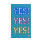 Yes! Yes! Yes! Turquoise | Mix & Match Original Fun-Flirty Lovers’ Towels