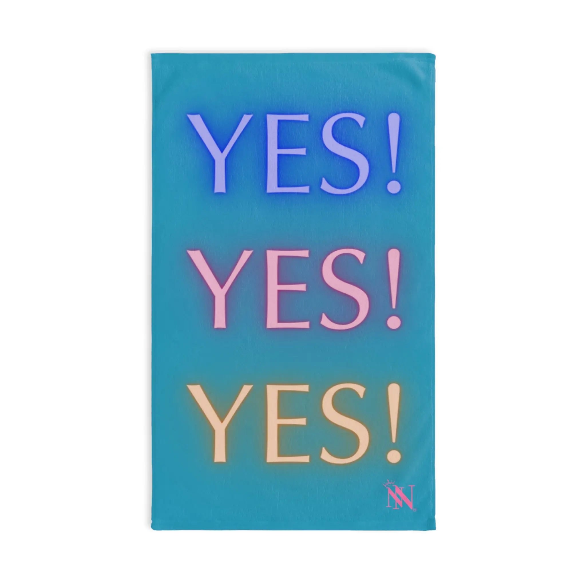 Yes! Yes! Yes! Turquoise | Mix & Match Original Fun-Flirty Lovers’ Towels