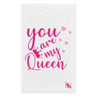You Are My Queen White | Mix & Match Soft Fun-Flirty Lovers’ Towels
