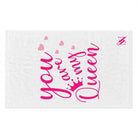 You Are My Queen White | Mix & Match Soft Fun-Flirty Lovers’ Towels