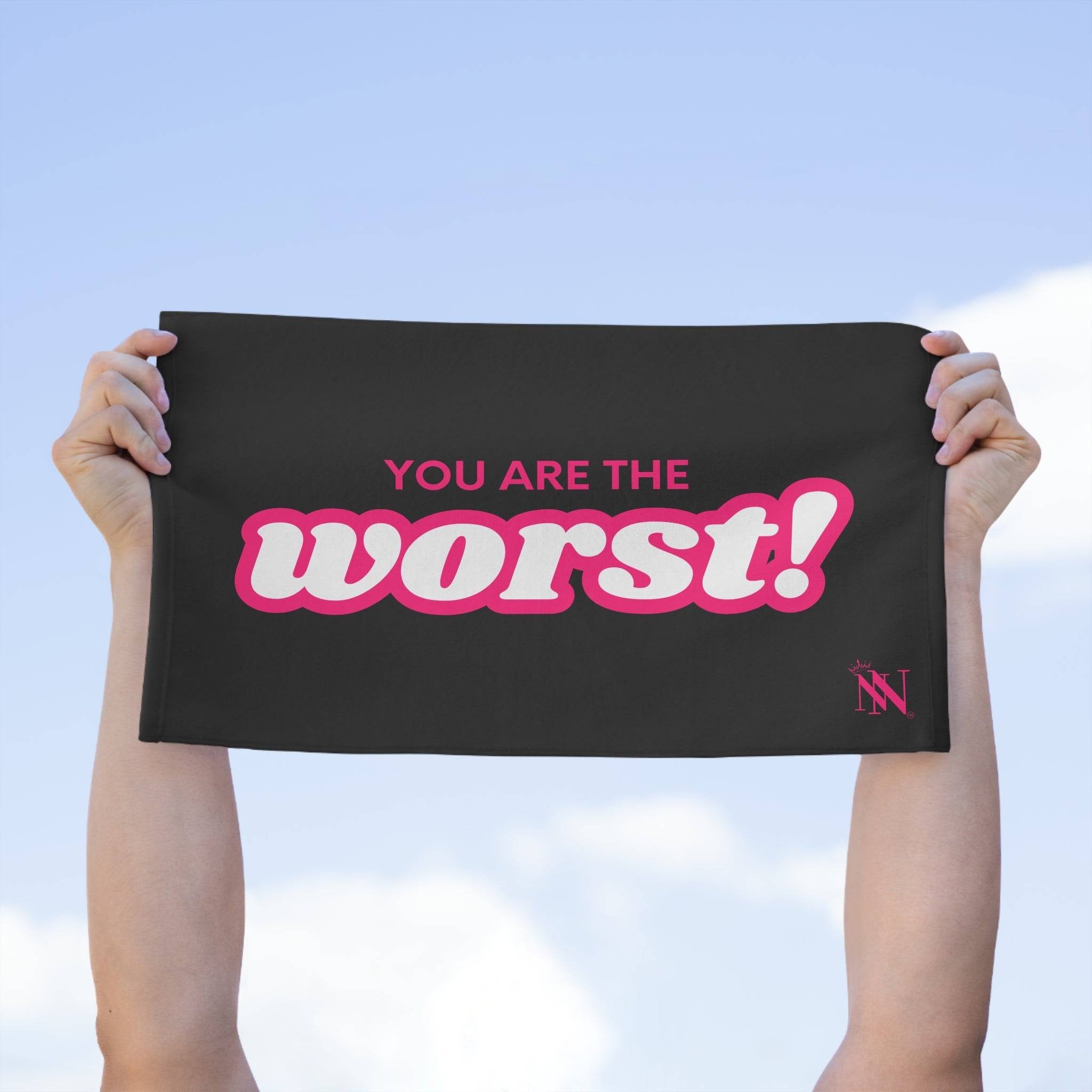 You Are the Worst! | Mix & Match Soft Fun-Flirty Lovers’ Towels