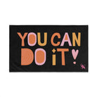 You Can Do It Boho Black | Mix & Match Original Fun-Flirty Lovers’ Towels