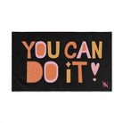 You Can Do It Boho Black | Mix & Match Original Fun-Flirty Lovers’ Towels