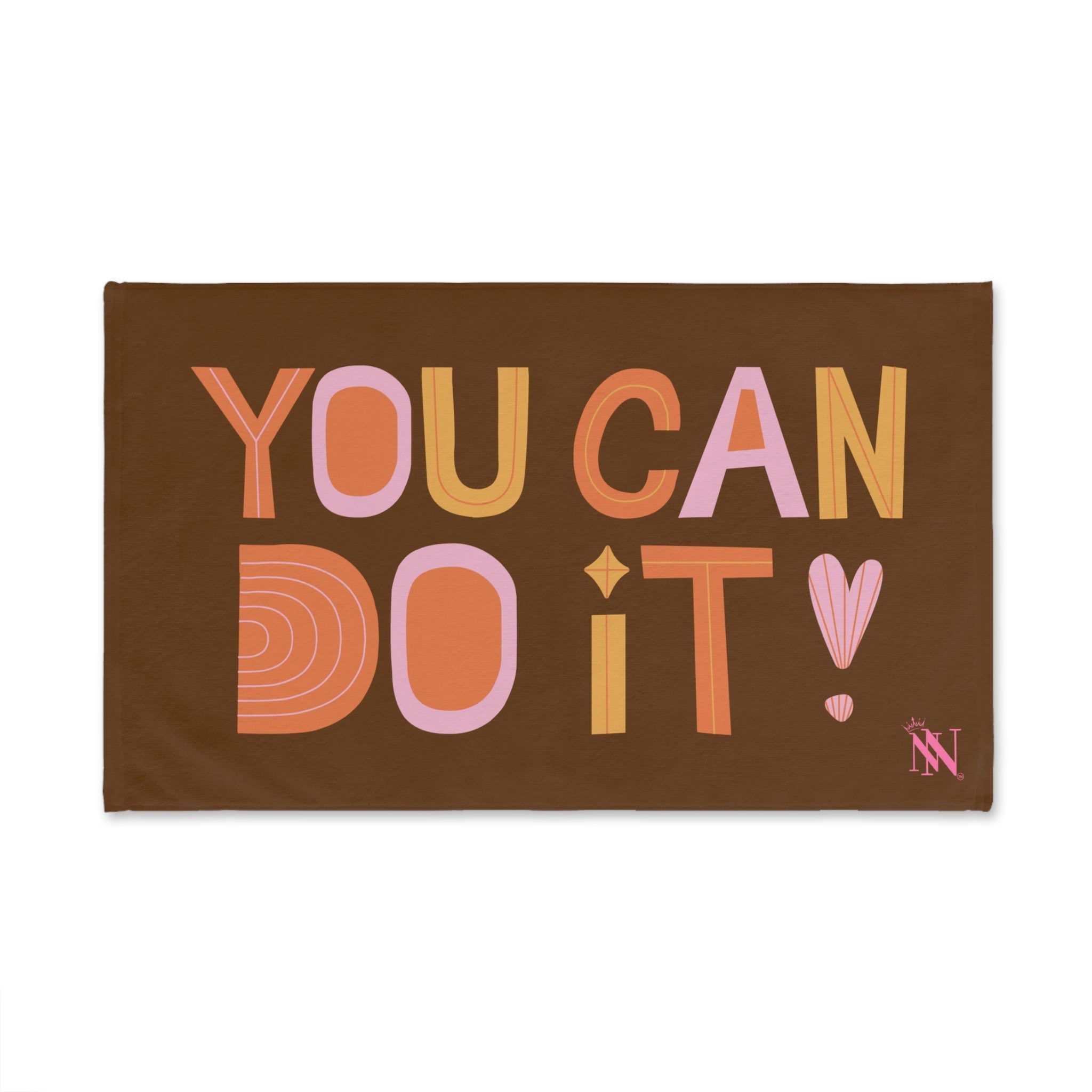 You Can Do It Boho Brown | Mix & Match Original Fun-Flirty Lovers’ Towels