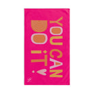You Can Do It Boho Signature Pink | Mix & Match Original Fun-Flirty Lovers’ Towels