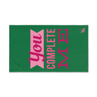 You Complete Me Green | Mix & Match Original Fun-Flirty Lovers’ Towels