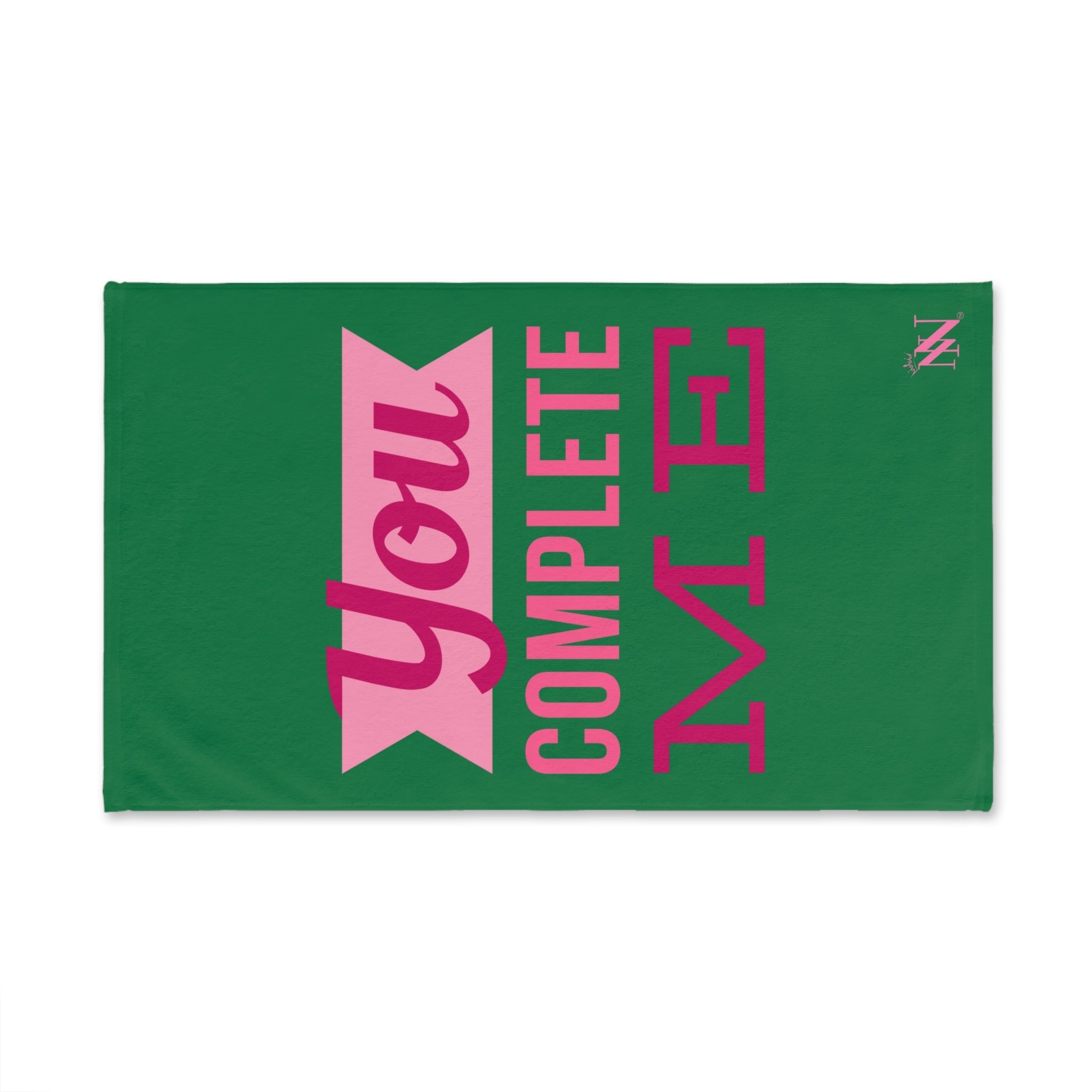 You Complete Me Green | Mix & Match Original Fun-Flirty Lovers’ Towels