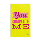 You Complete Me Neon Yellow | Mix & Match Original Fun-Flirty Lovers’ Towels