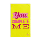 You Complete Me Neon Yellow | Mix & Match Original Fun-Flirty Lovers’ Towels