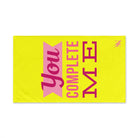 You Complete Me Neon Yellow | Mix & Match Original Fun-Flirty Lovers’ Towels