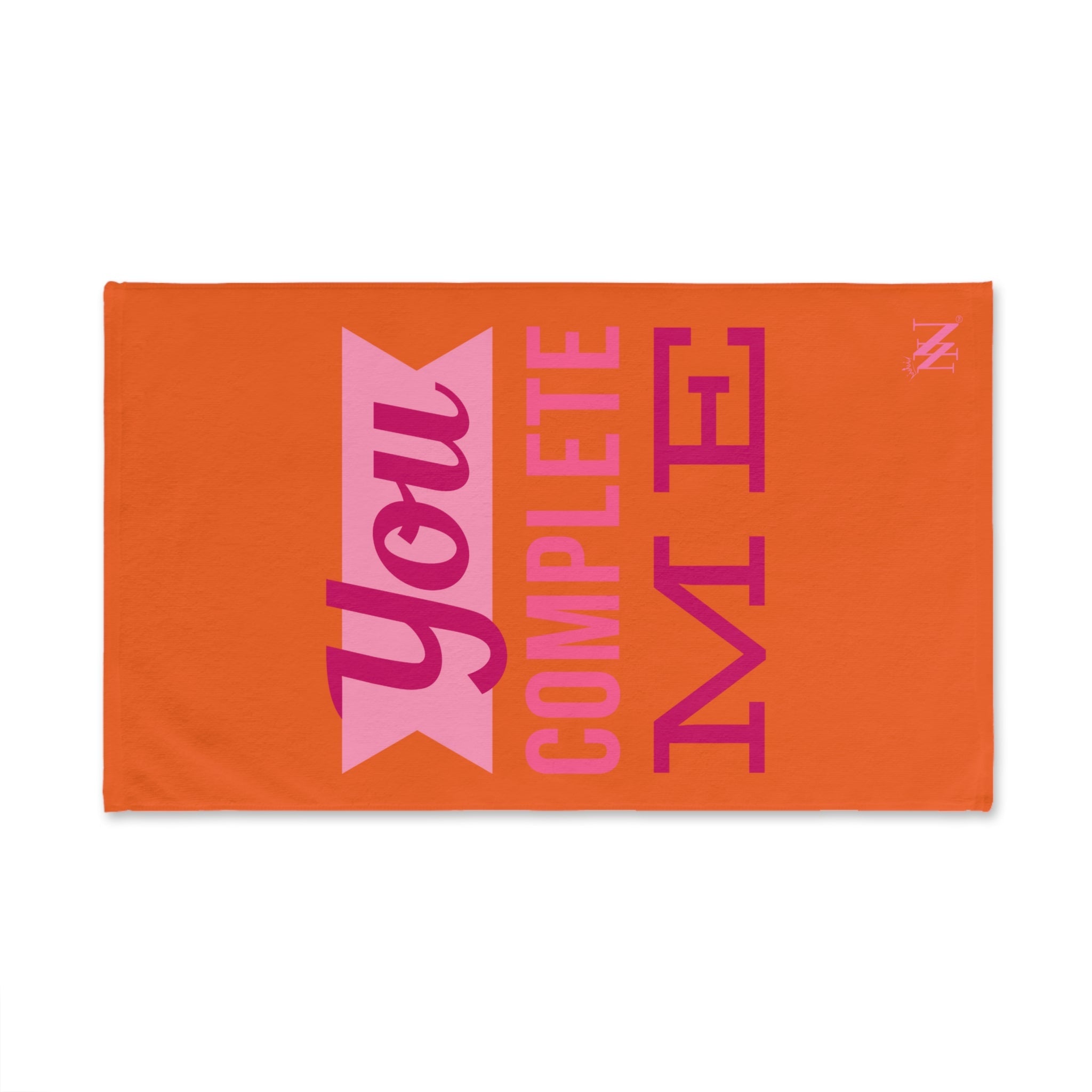 You Complete Me Orange | Mix & Match Original Fun-Flirty Lovers’ Towels