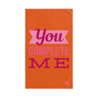 You Complete Me Orange | Mix & Match Original Fun-Flirty Lovers’ Towels