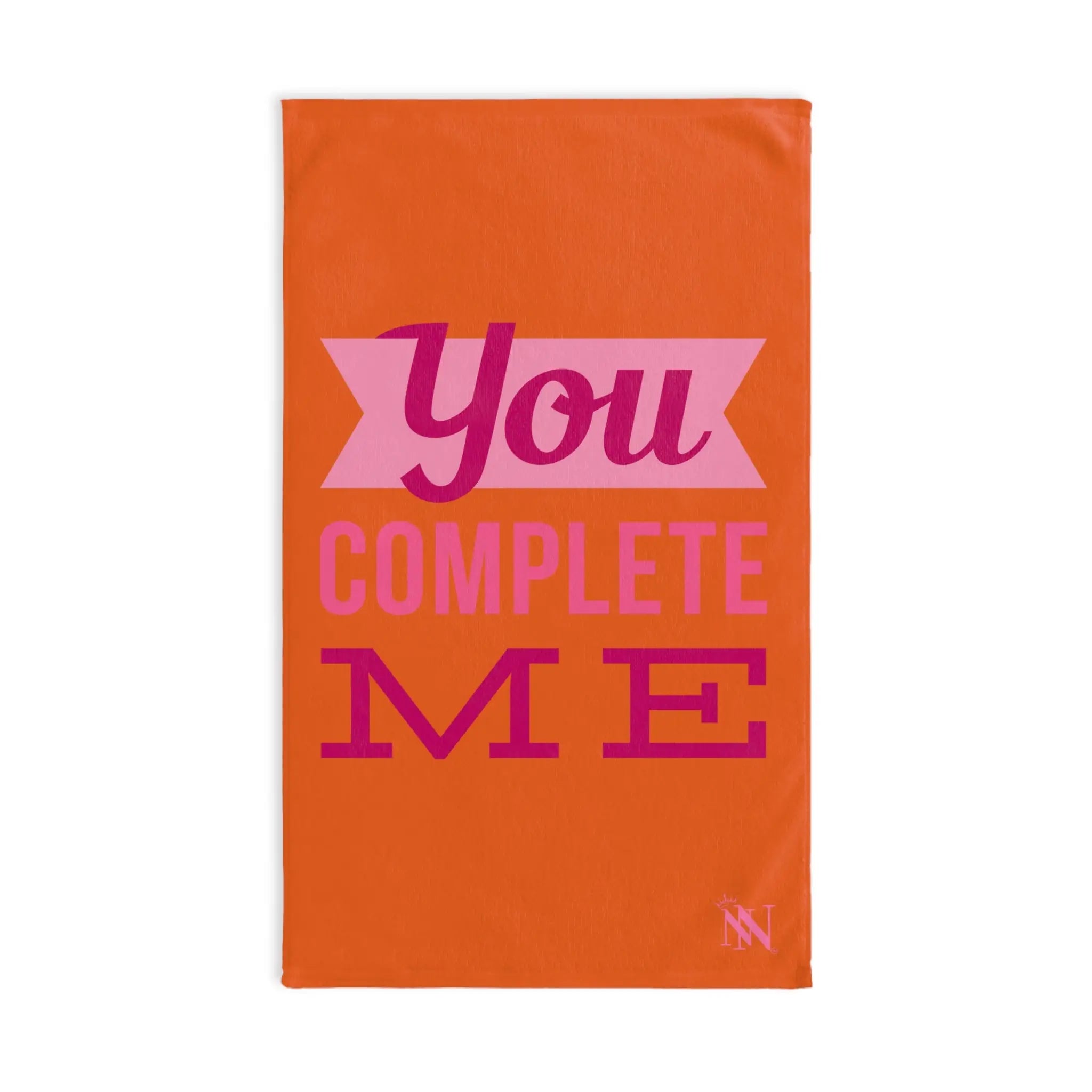 You Complete Me Orange | Mix & Match Original Fun-Flirty Lovers’ Towels