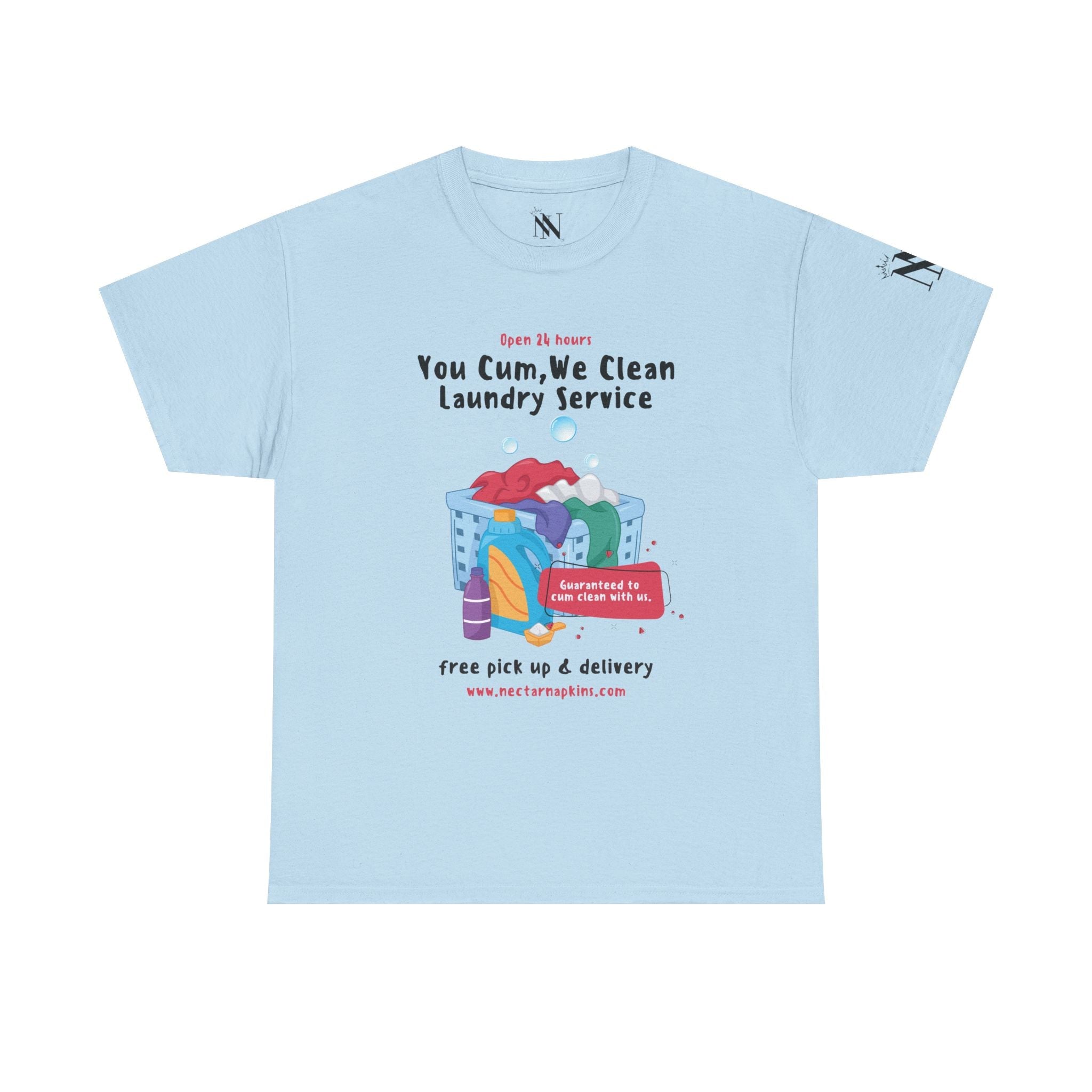 You Cum We Clean | Mix & Match 100% Cotton Unisex Fun-Flirty Lovers’ Tees