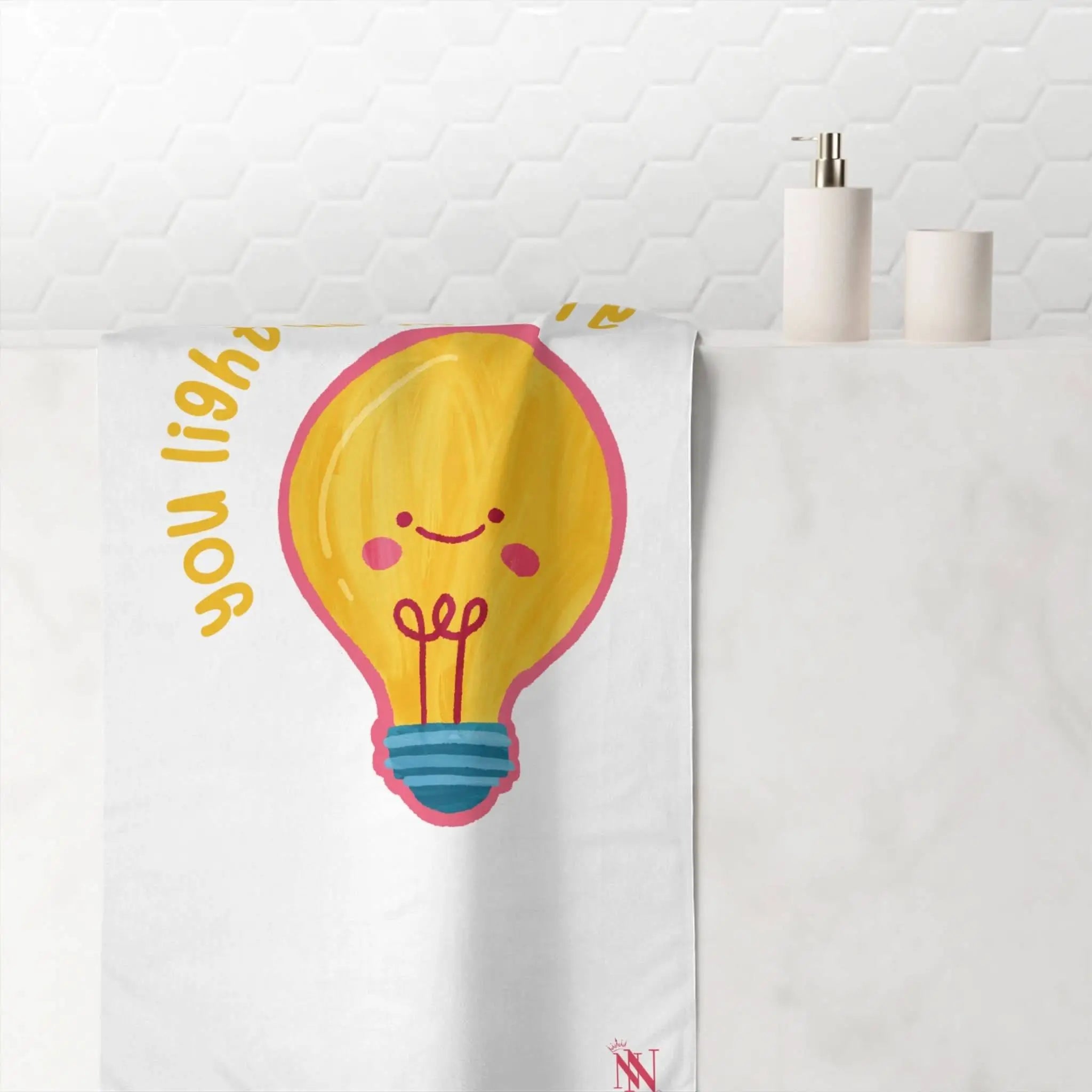 You Light Up My Life | Mix & Match Naughty XL Fun-Flirty Lovers’ Towels
