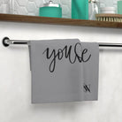 You Love Me Grey | Mix & Match Lils’ Fun-Flirty Lovers’ Towels