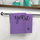 You Love Me Lavendar | Mix & Match Lils’ Fun-Flirty Lovers’ Towels