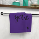 You Love Me Purple | Mix & Match Lils’ Fun-Flirty Lovers’ Towels
