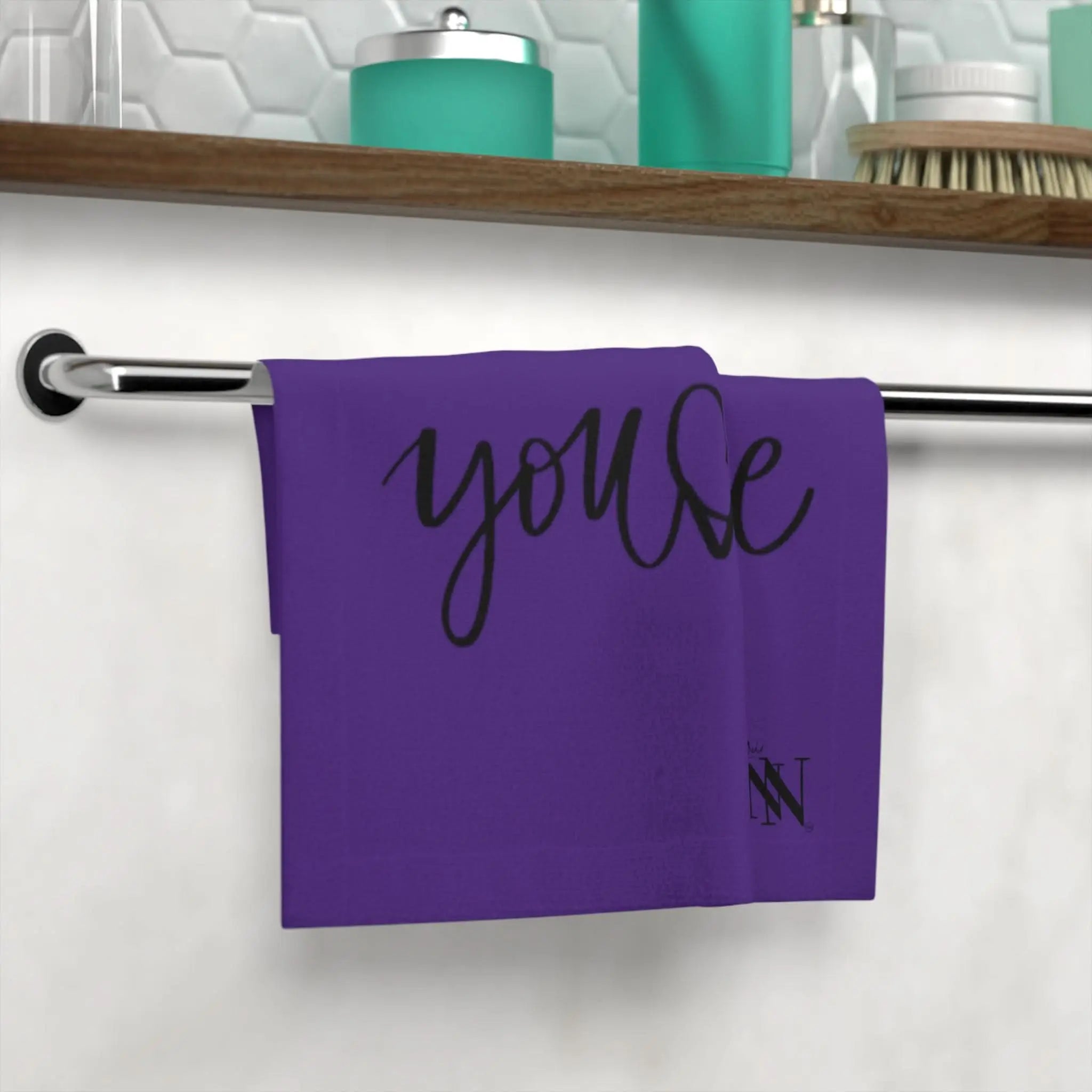 You Love Me Purple | Mix & Match Lils’ Fun-Flirty Lovers’ Towels