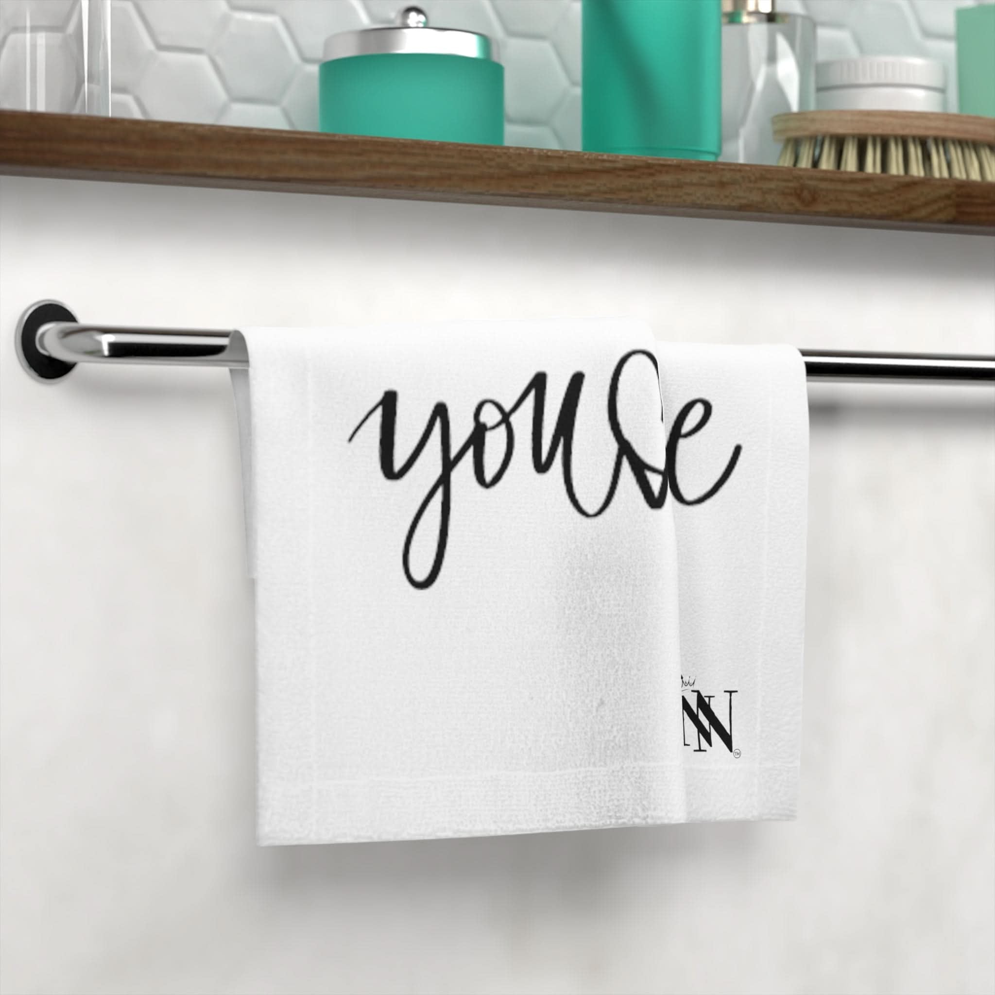 You Love Me White | Mix & Match Lils’ Fun-Flirty Lovers’ Towels