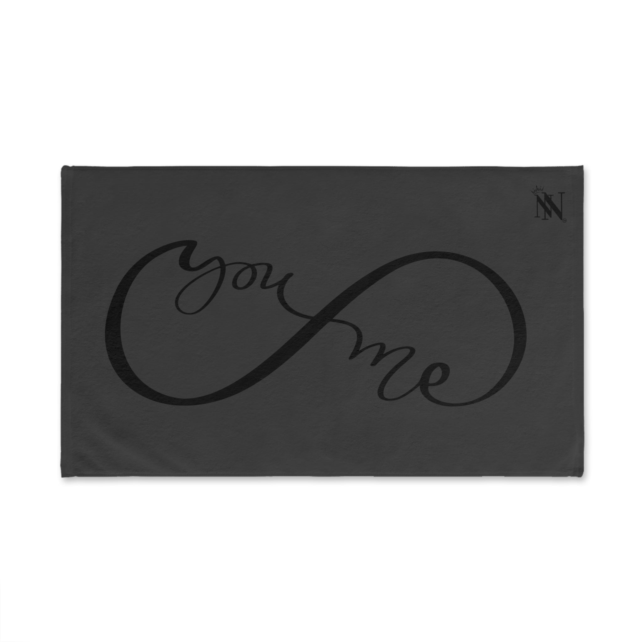 You + Me Infinity Dark Grey | Mix & Match Original Fun-Flirty Lovers’ Towels