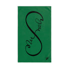 You + Me Infinity Light Green | Mix & Match Original Fun-Flirty Lovers’ Towels