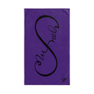 You + Me Infinity Purple | Mix & Match Original Fun-Flirty Lovers’ Towels