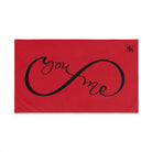 You + Me Infinity Red | Mix & Match Original Fun-Flirty Lovers’ Towels
