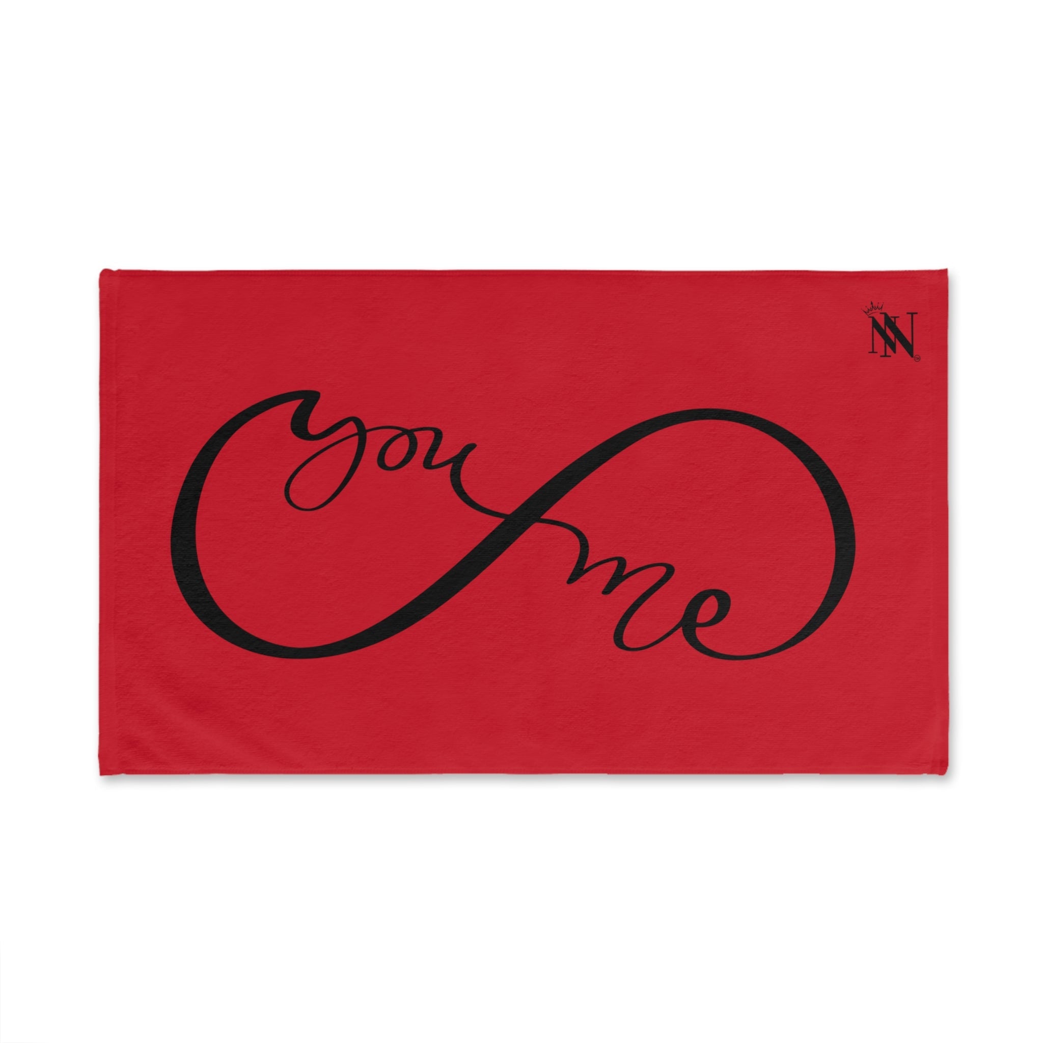 You + Me Infinity Red | Mix & Match Original Fun-Flirty Lovers’ Towels