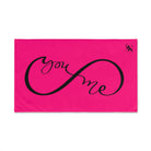 You + Me Infinity Signature Pink | Mix & Match Original Fun-Flirty Lovers’ Towels