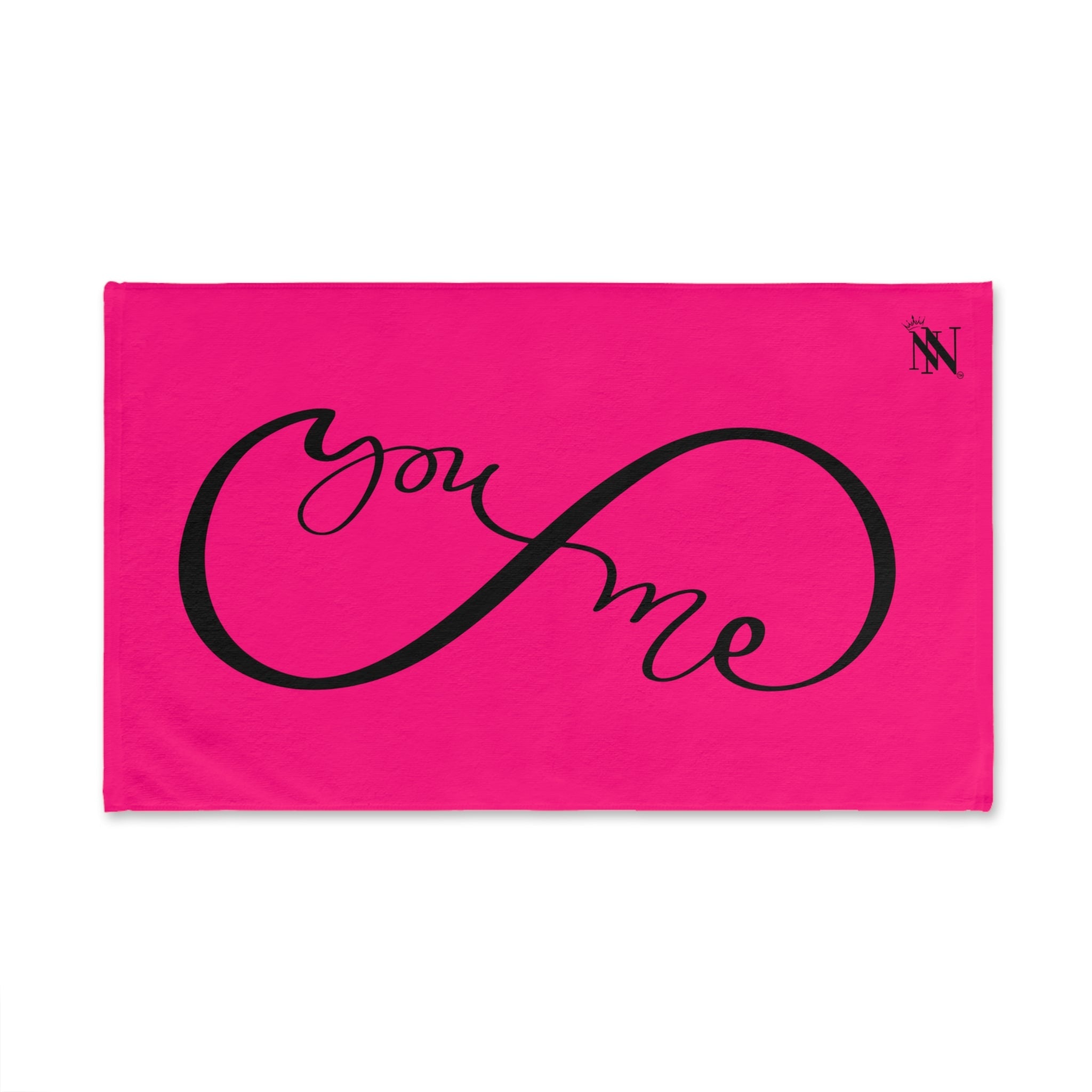 You + Me Infinity Signature Pink | Mix & Match Original Fun-Flirty Lovers’ Towels
