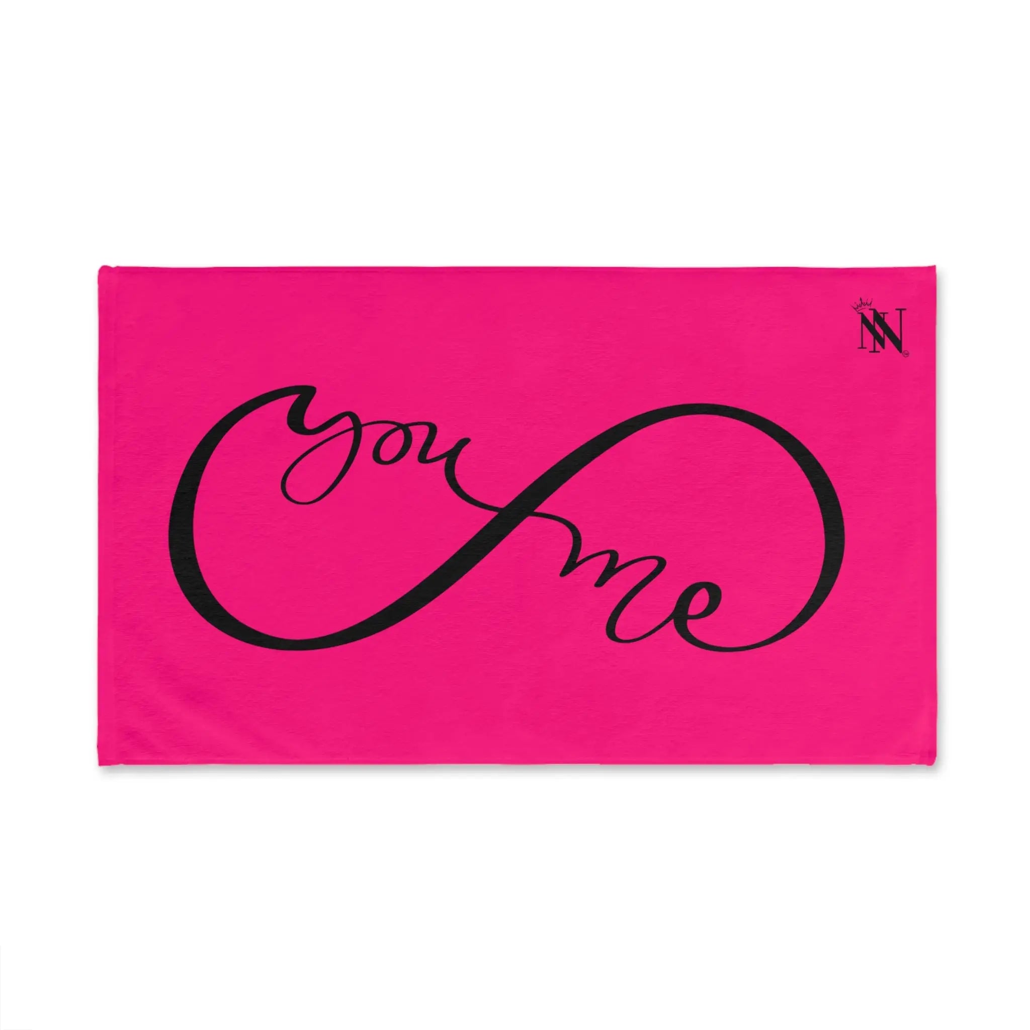 You + Me Infinity Signature Pink | Mix & Match Original Fun-Flirty Lovers’ Towels