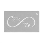 You + Me Infinity Silver | Mix & Match Original Fun-Flirty Lovers’ Towels