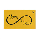 You + Me Infinity Yellow | Mix & Match Original Fun-Flirty Lovers’ Towels