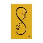 You + Me Infinity Yellow | Mix & Match Original Fun-Flirty Lovers’ Towels