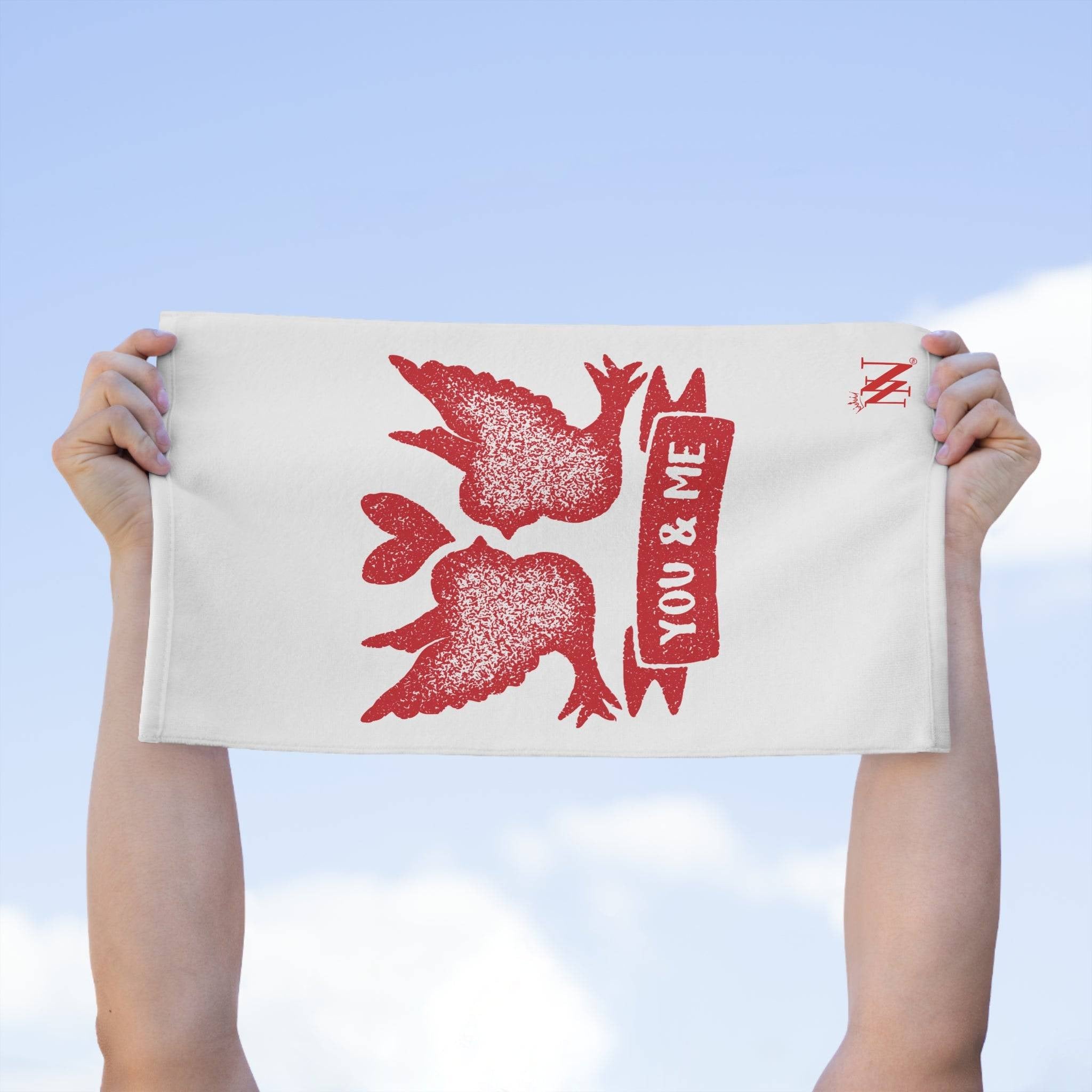 You & Me Love Birds | Mix & Match Soft Fun-Flirty Lovers’ Towels