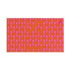 You + Me = US Pink Orange | Mix & Match Original Fun-Flirty Lovers’ Towels