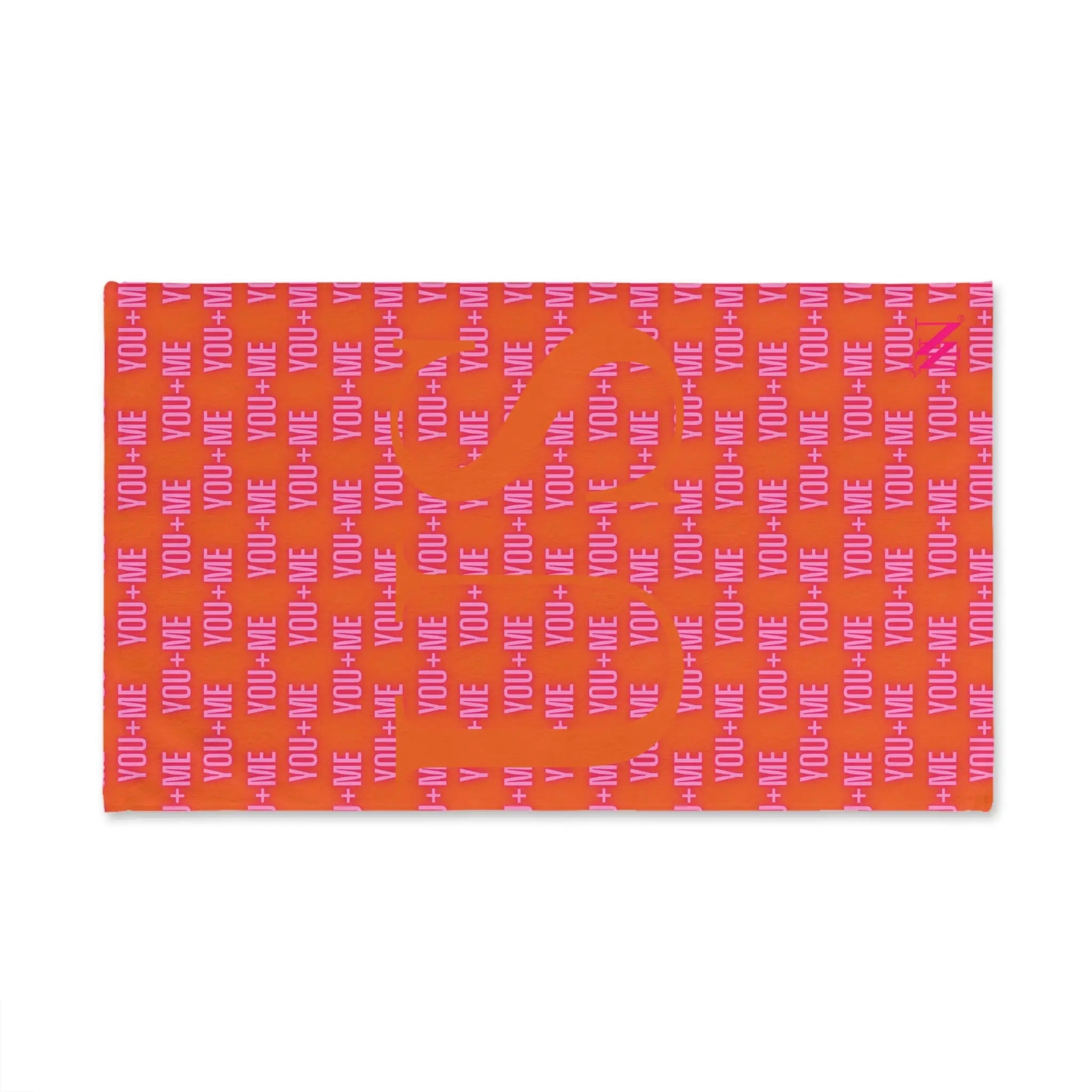 You + Me = US Pink Orange | Mix & Match Original Fun-Flirty Lovers’ Towels