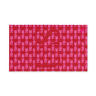 You + Me=US Red | Mix & Match Soft Fun-Flirty Lovers’ Towels