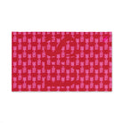 You + Me=US Red | Mix & Match Soft Fun-Flirty Lovers’ Towels