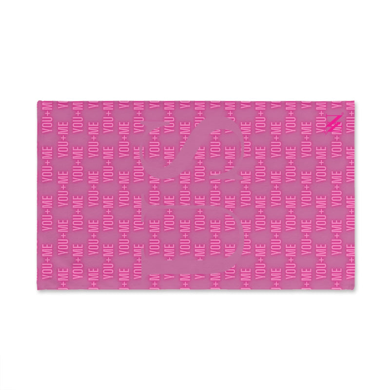 You + Me=US Soft Pink | Mix & Match Soft Fun-Flirty Lovers’ Towels