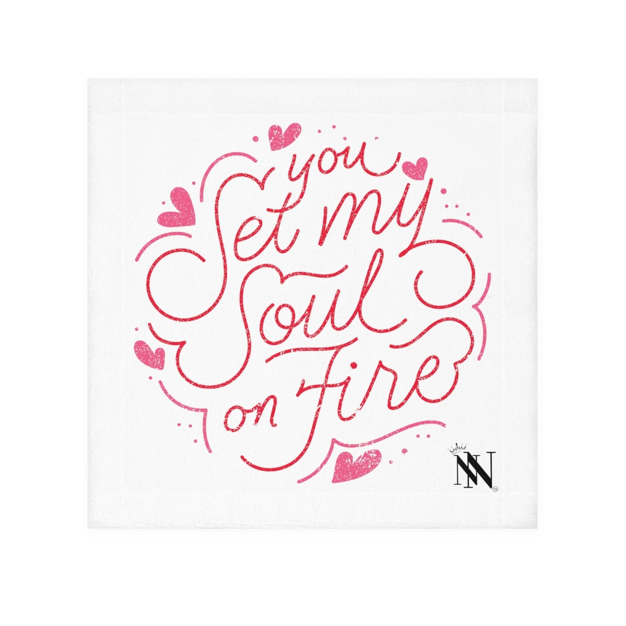 You Set My Soul on Fire | Mix & Match Lils’ Fun-Flirty Lovers’ Towels