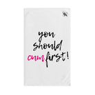 You Should Cum First! | Mix & Match Original Fun-Flirty Lovers’ Towels
