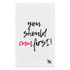You Should Cum First! | Mix & Match Soft Fun-Flirty Lovers’ Towels