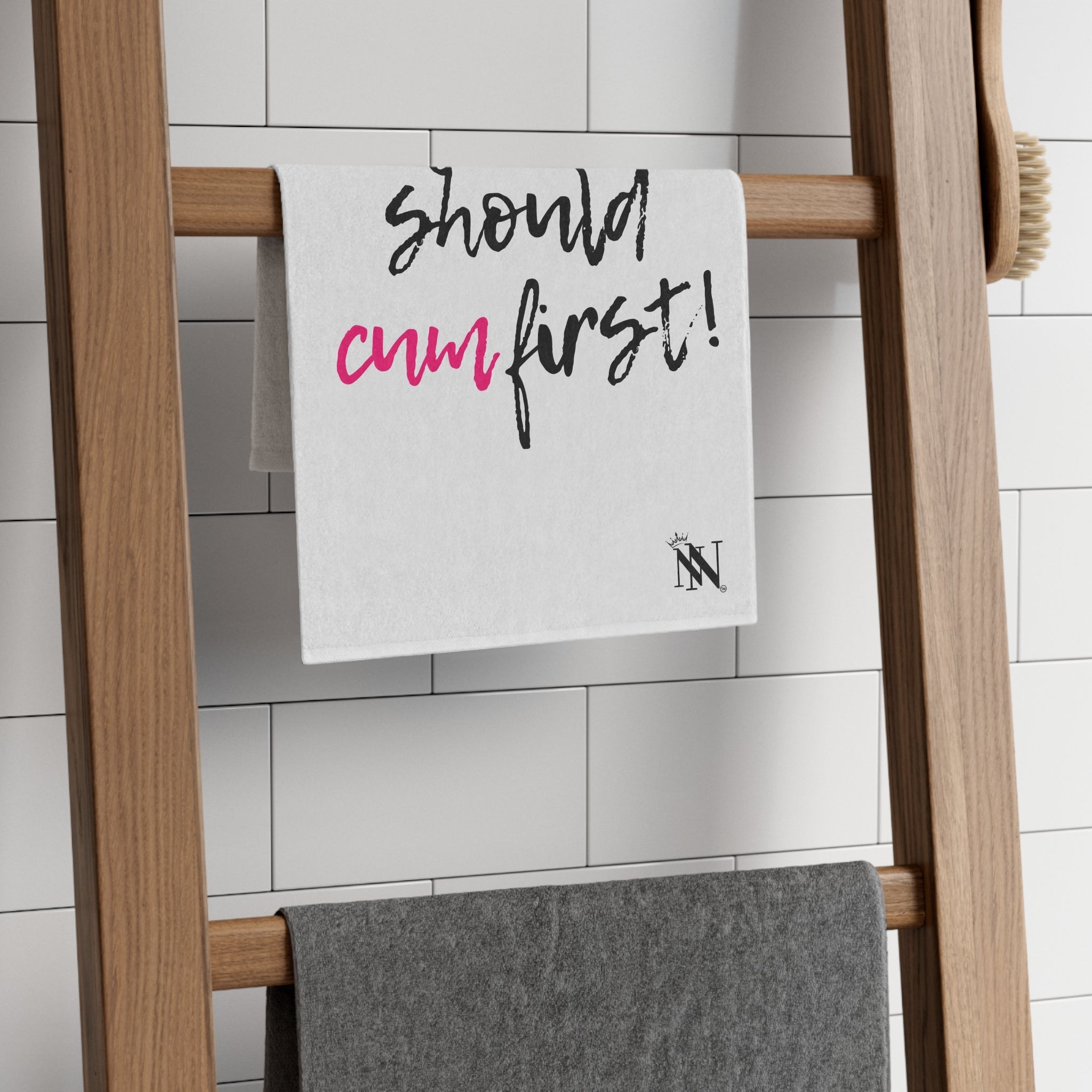 You Should Cum First! | Mix & Match Soft Fun-Flirty Lovers’ Towels